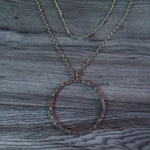 Lane Bryant Gold Tone Earrings and Necklace - Picture 4 of 5